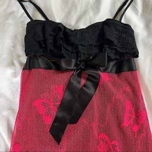 anna sui x victoria’s secret lingerie vintage slip dress